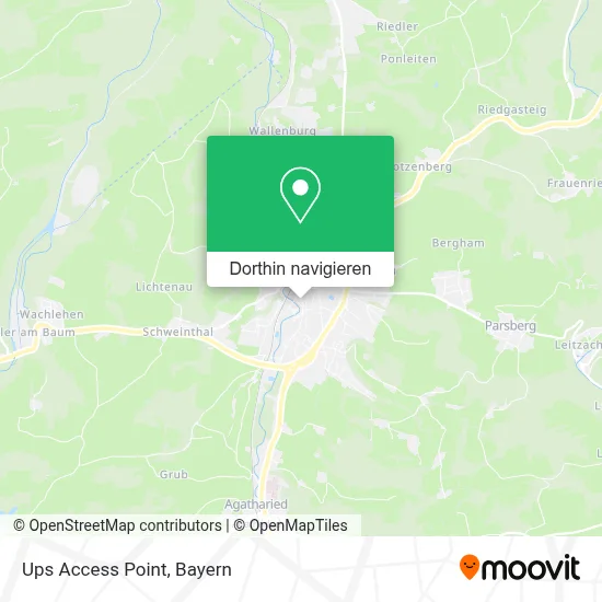 Ups Access Point Karte