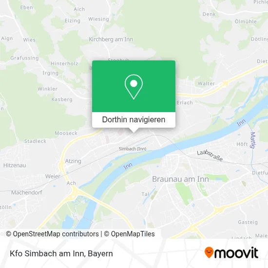 Kfo Simbach am Inn Karte