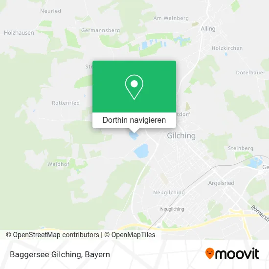 Baggersee Gilching Karte
