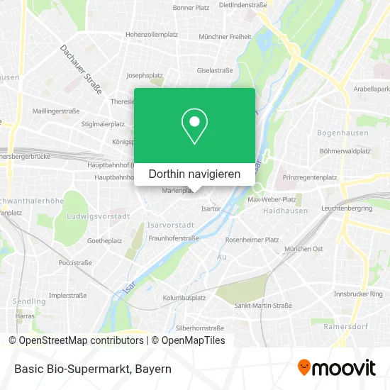 Basic Bio-Supermarkt Karte