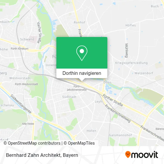 Bernhard Zahn Architekt Karte