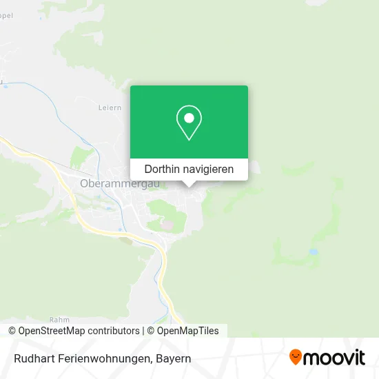 Rudhart Ferienwohnungen Karte