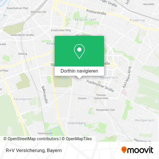 R+V Versicherung Karte