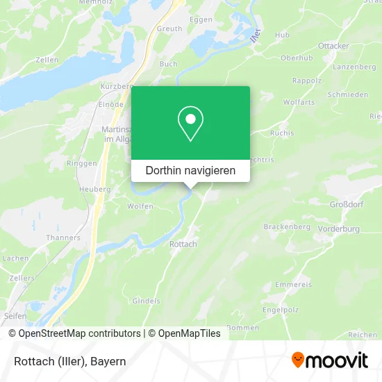 Rottach (Iller) Karte