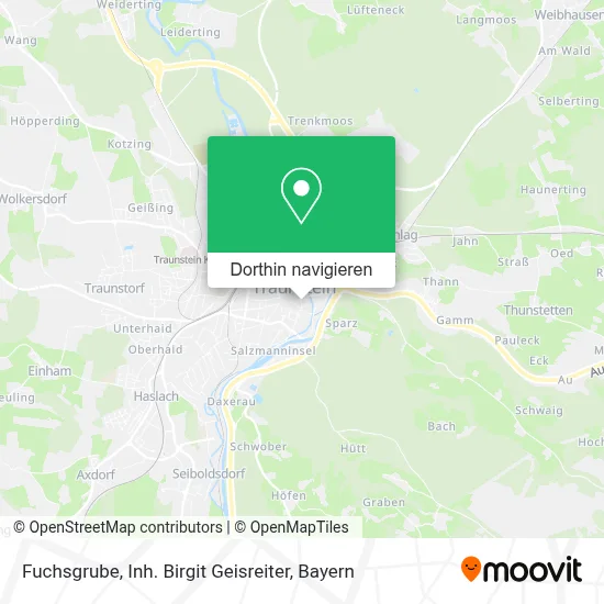 Fuchsgrube, Inh. Birgit Geisreiter Karte