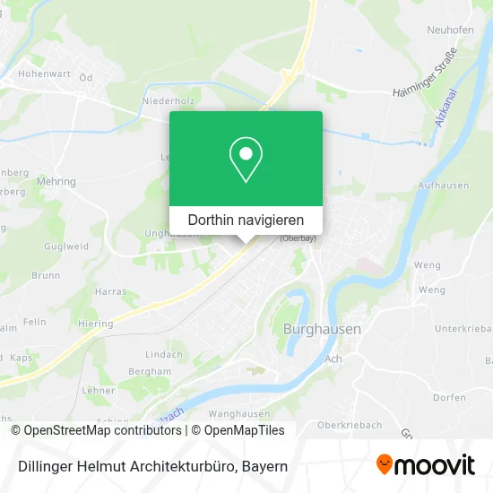 Dillinger Helmut Architekturbüro Karte