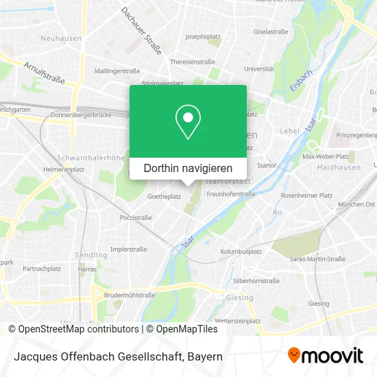 Jacques Offenbach Gesellschaft Karte