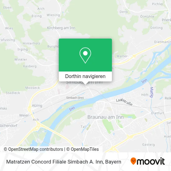 Matratzen Concord Filiale Simbach A. Inn Karte