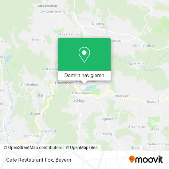 Cafe Restaurant Fox Karte