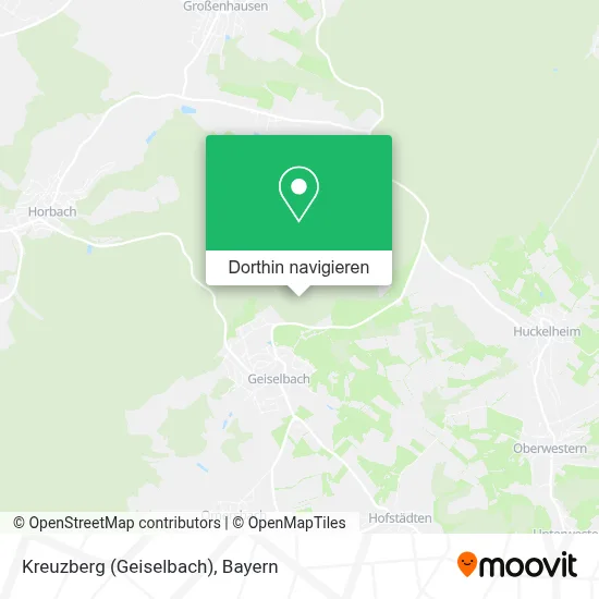 Kreuzberg (Geiselbach) Karte