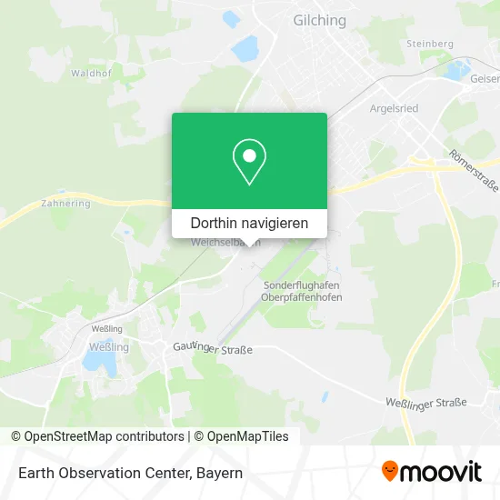 Earth Observation Center Karte