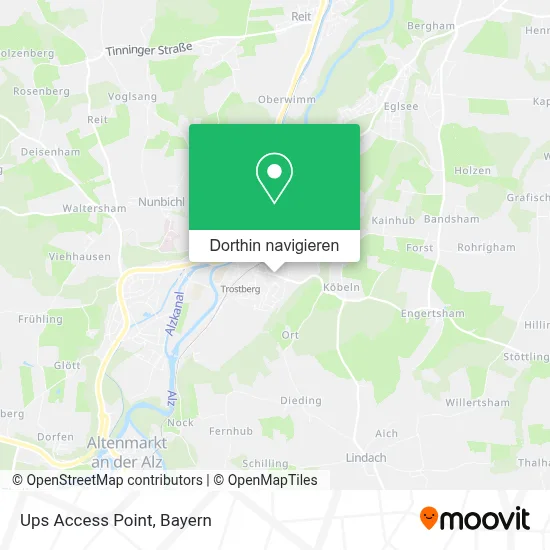 Ups Access Point Karte