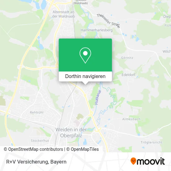 R+V Versicherung Karte