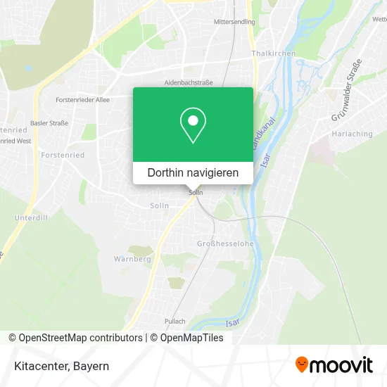 Kitacenter Karte
