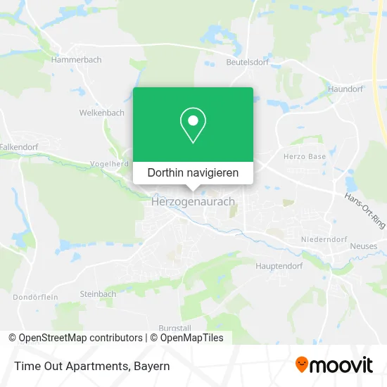 Time Out Apartments Karte