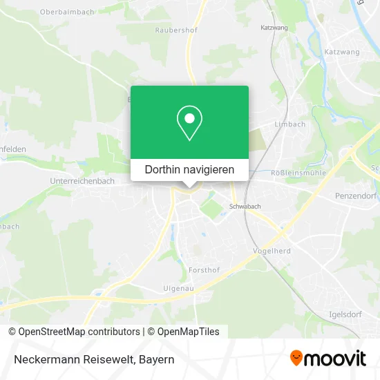 Neckermann Reisewelt Karte