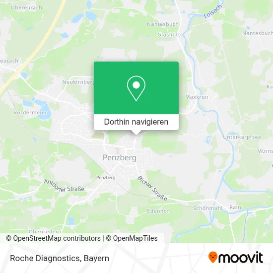 Roche Diagnostics Karte