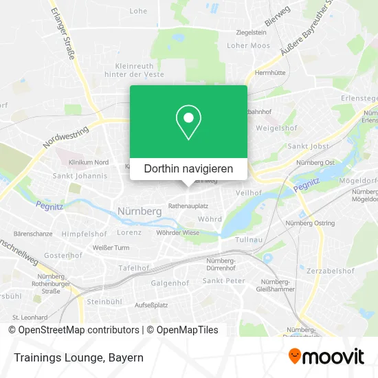 Trainings Lounge Karte
