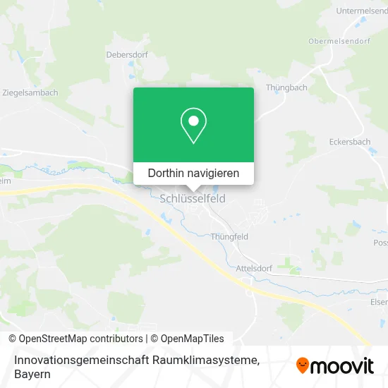 Innovationsgemeinschaft Raumklimasysteme Karte