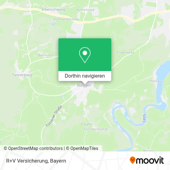 R+V Versicherung Karte