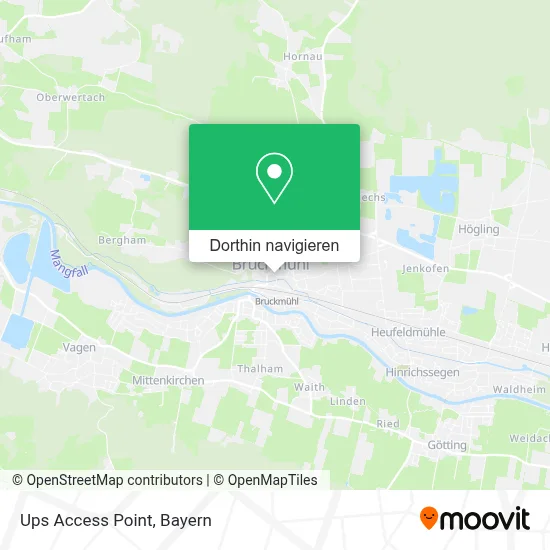 Ups Access Point Karte