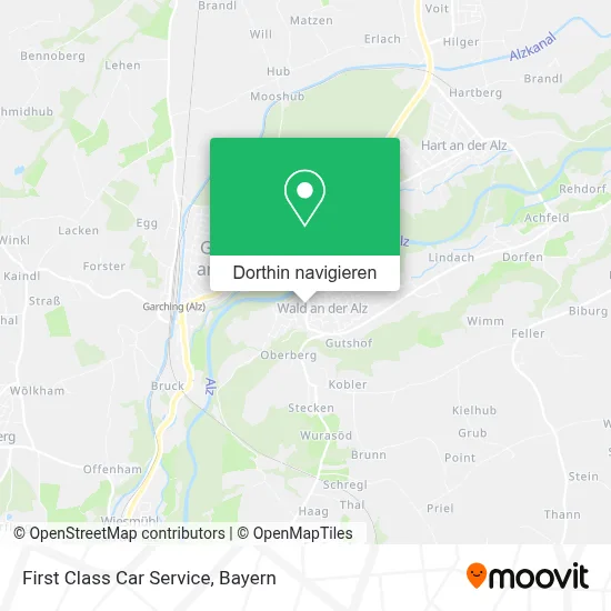 First Class Car Service Karte