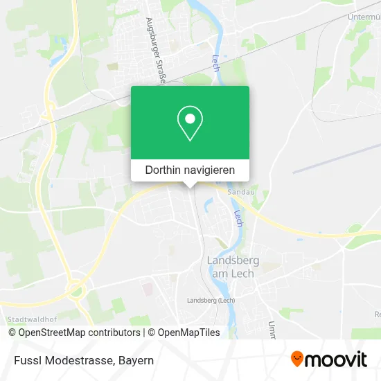 Fussl Modestrasse Karte