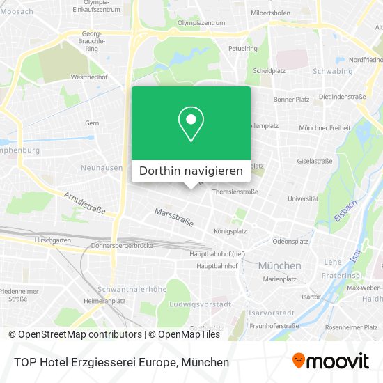 TOP Hotel Erzgiesserei Europe Karte
