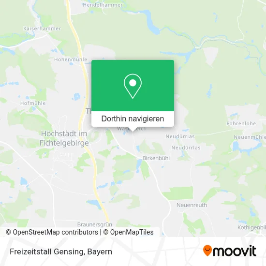 Freizeitstall Gensing Karte