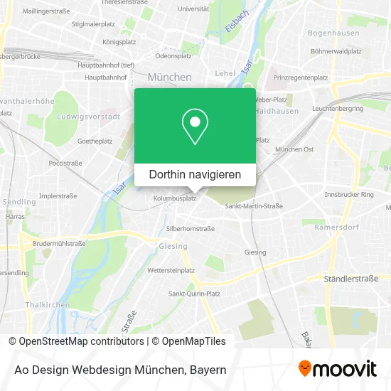 Ao Design Webdesign München Karte