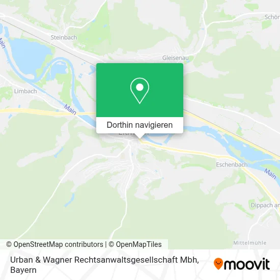 Urban & Wagner Rechtsanwaltsgesellschaft Mbh Karte