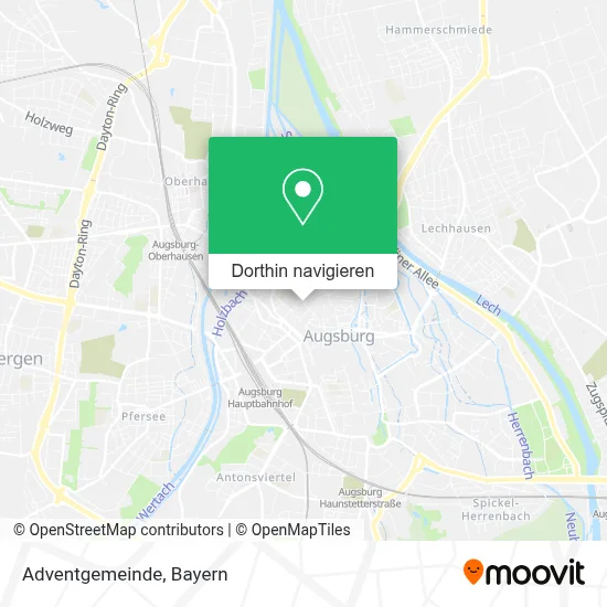 Adventgemeinde Karte
