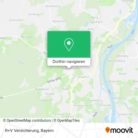 R+V Versicherung Karte