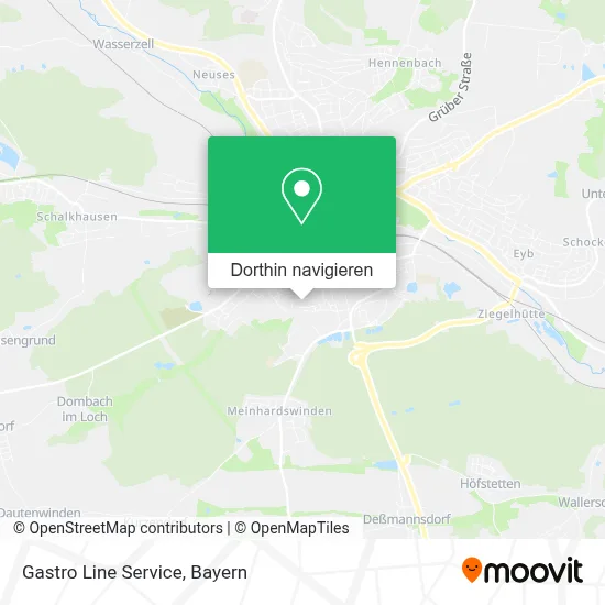 Gastro Line Service Karte