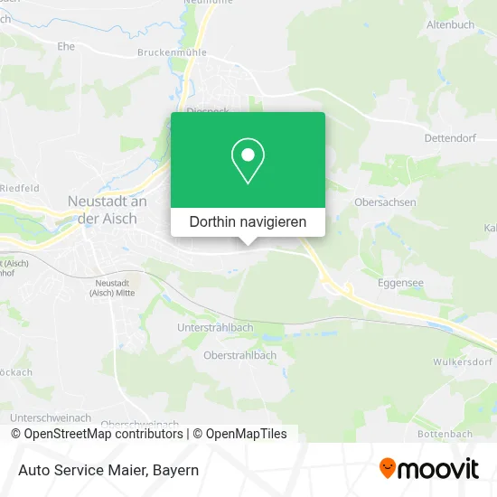 Auto Service Maier Karte