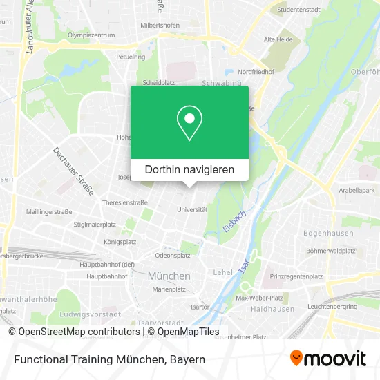 Functional Training München Karte