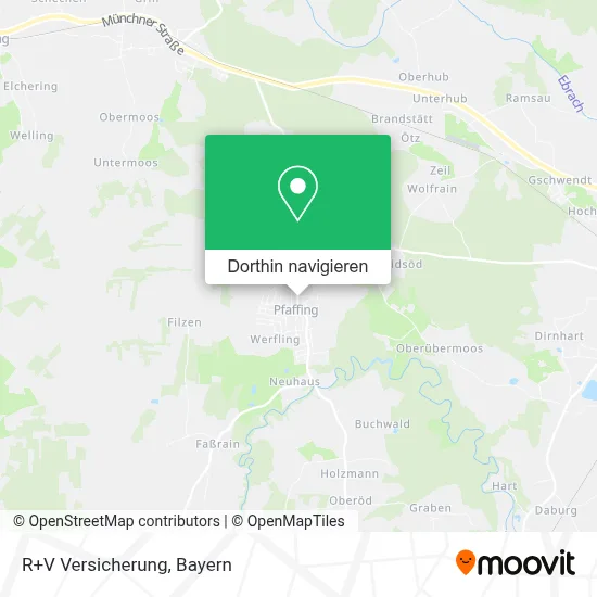 R+V Versicherung Karte