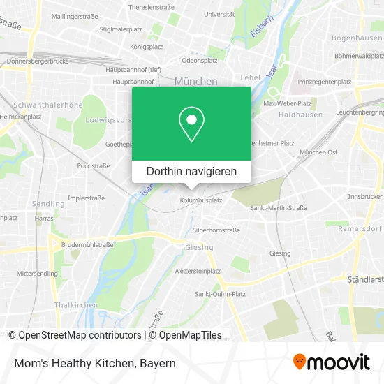 Mom's Healthy Kitchen Karte