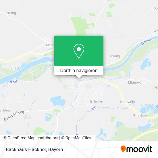 Backhaus Hackner Karte