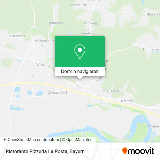 Ristorante Pizzeria La Posta Karte