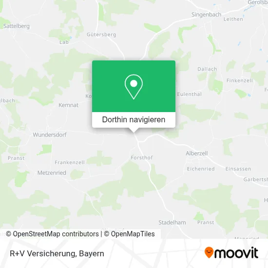 R+V Versicherung Karte