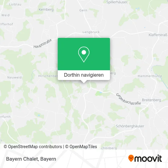 Bayern Chalet Karte