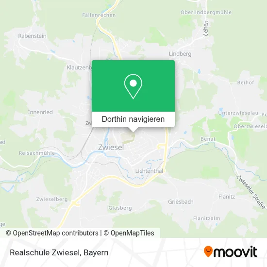 Realschule Zwiesel Karte