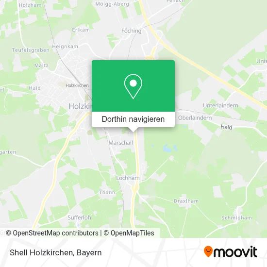 Shell Holzkirchen Karte