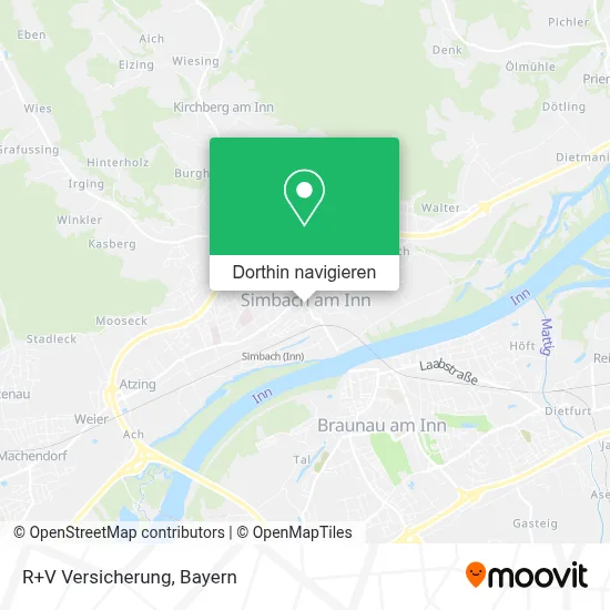 R+V Versicherung Karte
