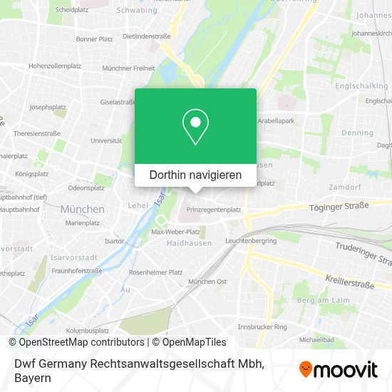 Dwf Germany Rechtsanwaltsgesellschaft Mbh Karte