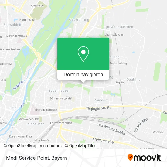 Medi-Service-Point Karte