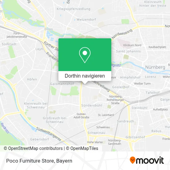 Poco Furniture Store Karte