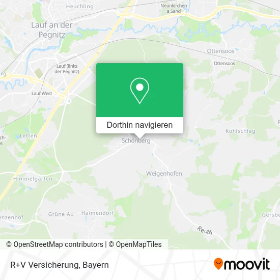 R+V Versicherung Karte
