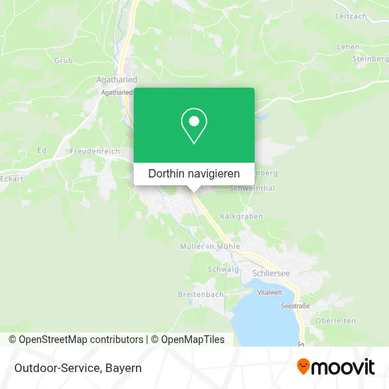 Outdoor-Service Karte